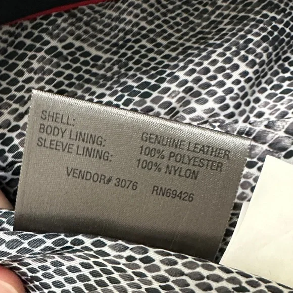 LED ZEPPELIN- Wilson’s Leather Studded Jacket- Medium - Picture 9 of 15